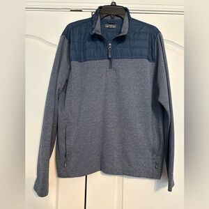 Eddie Bauer Large Men's Blue Pullover Half-Zip Jacket